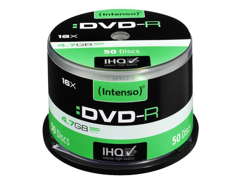 Intenso DVD-R 4,7 GB 16x Speed - 50stk Cake Box