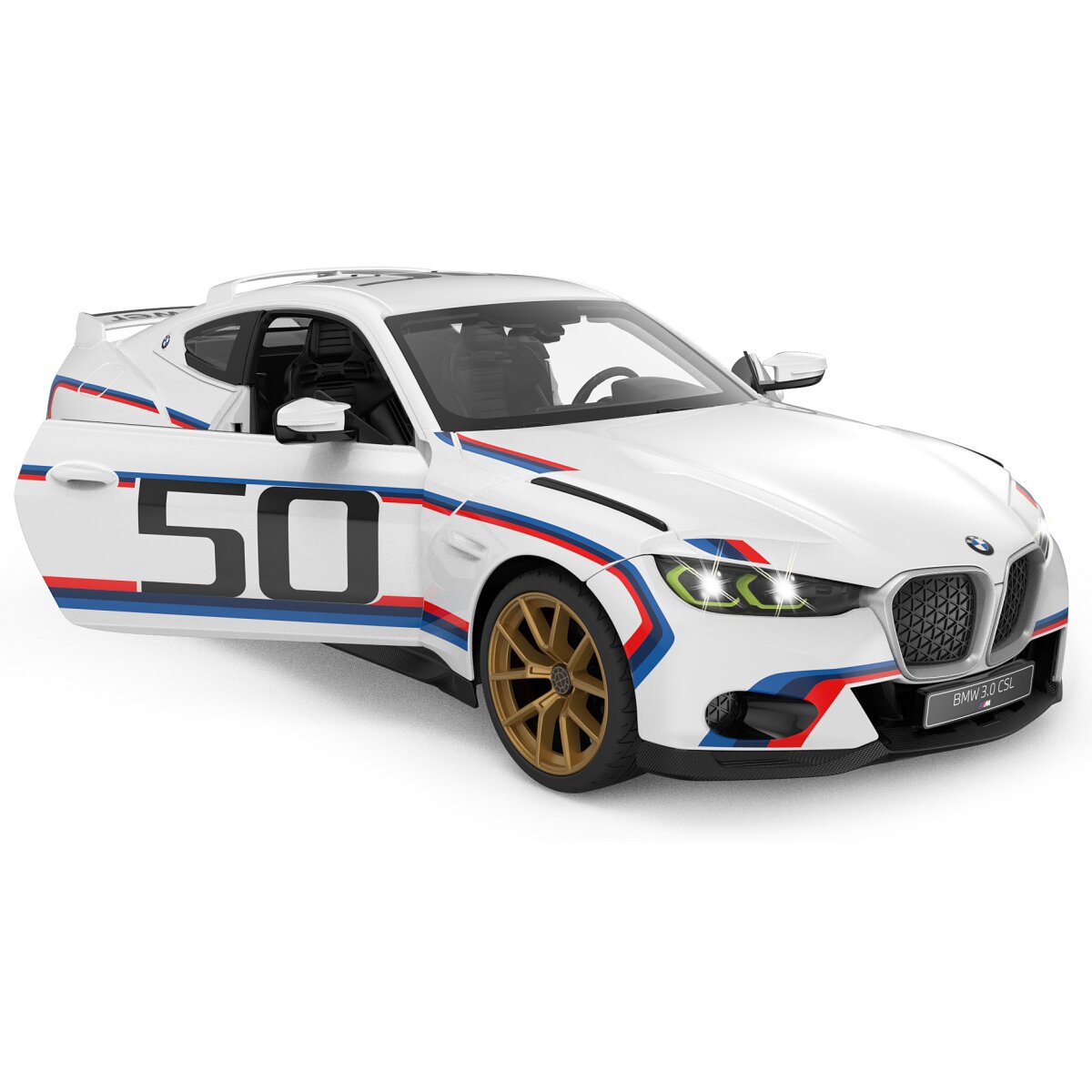 BMW 3.0 CSL 1:14 weiß 2,4GHz Tür manuell
