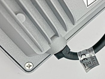 LED-Fluter SlimLine "CTF-SLT 50" silber - 50W, 5220lm, 4000K, neutralweiß, IP44