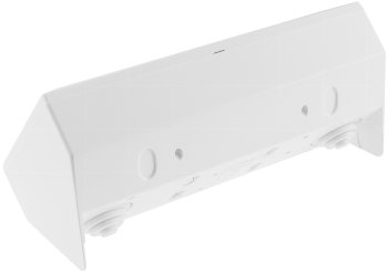 3-fach Steckdosenblock, weiß matt - 250V~/ 16A, Aufbaumontage