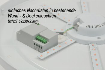 HF Bewegungsmelder "CBM extend" 230V - 180/360°, zur Nachrüstung in Leuchten