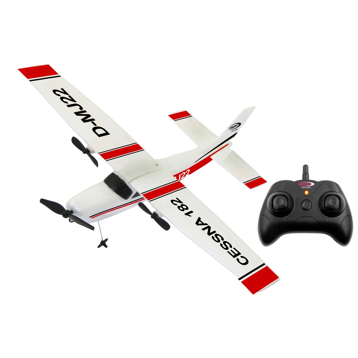 Cessna 182 Flugzeug 2,4GHz Gyro 2CH