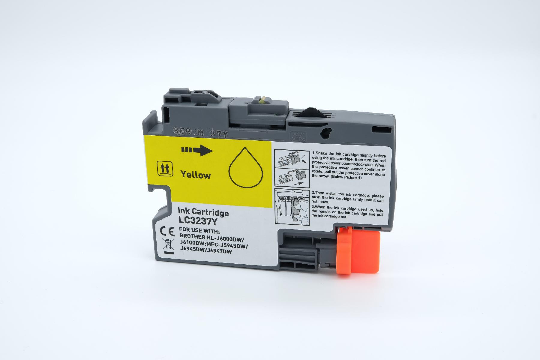 LC3237XLY alternativ Tinte gelb für Brother / LC3237XLY / 19ml
