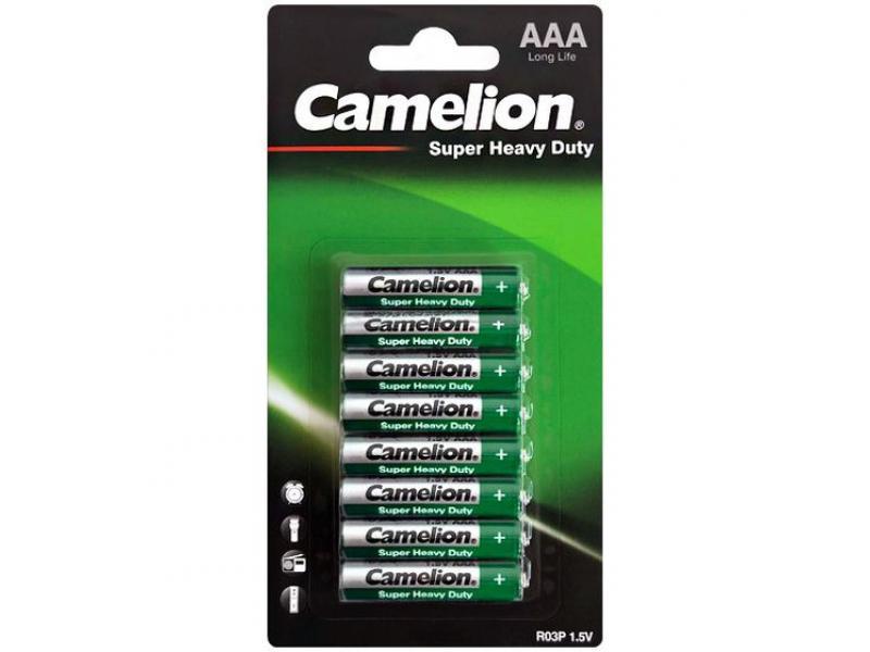 Batterie Camelion Super Heavy Duty Grün R03 Micro AAA (8 St.)