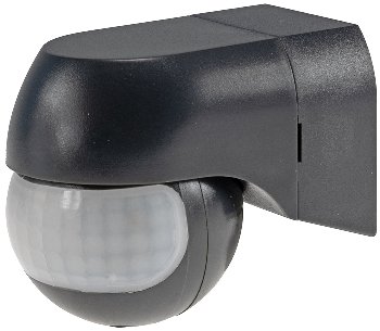 Aufputz Bewegungsmelder "CBM-Slim" 180° - LED geeignet, IP44, 1-800W, anthrazit