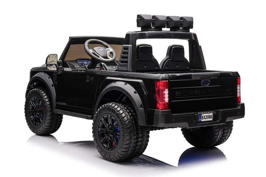 Elektro-Kinderfahrzeug Ford Super Duty - schwarz
