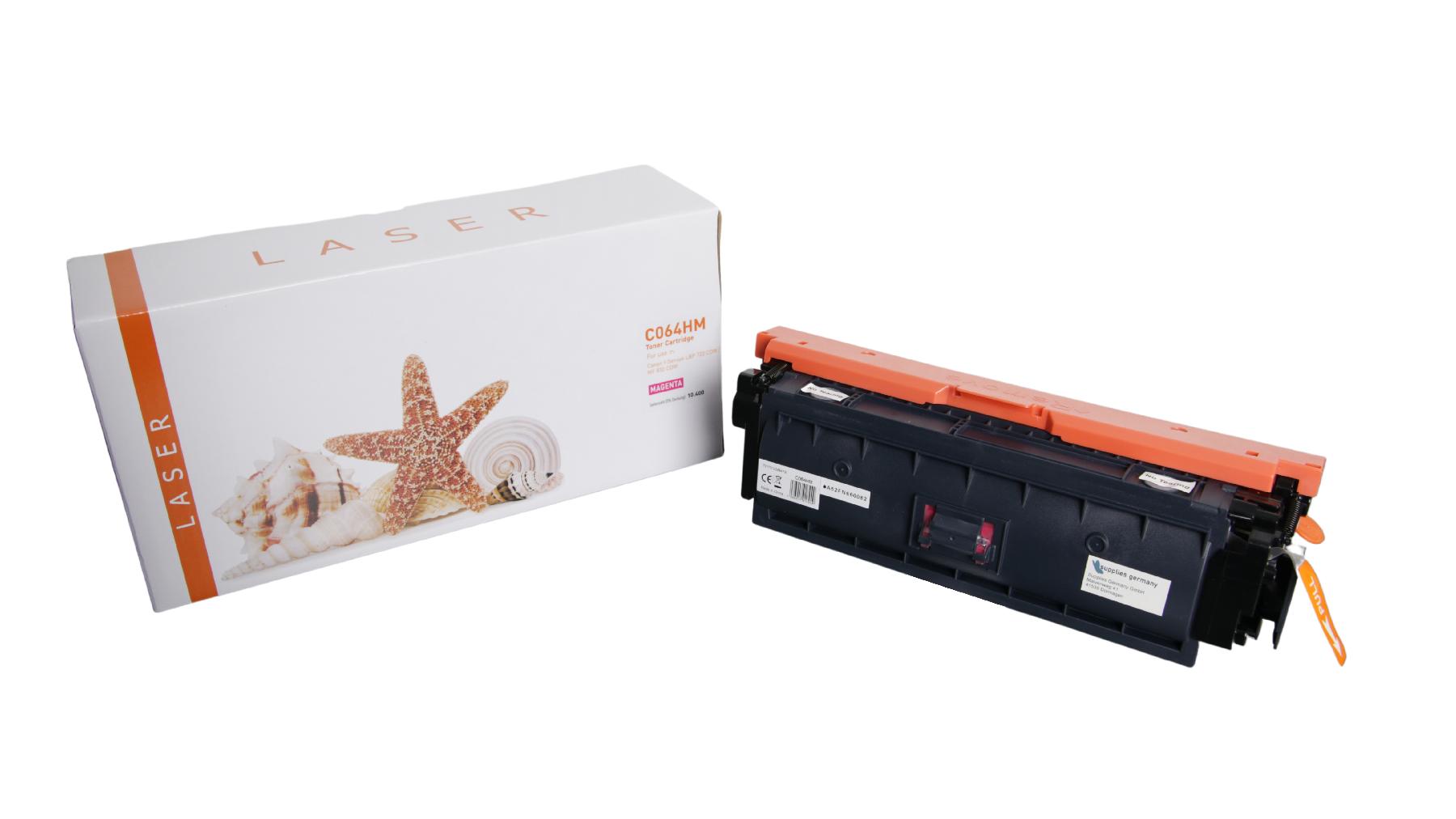 064HM ohne Chip alternativ Toner magenta Canon / 4934C001 / 10.400 Seiten