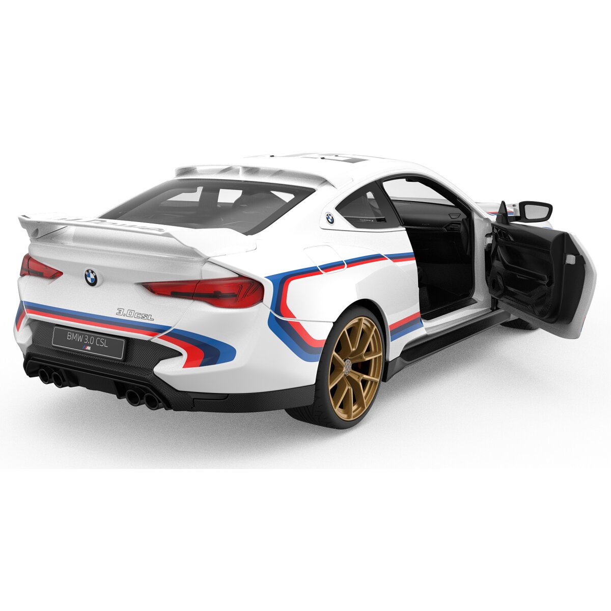 BMW 3.0 CSL 1:14 weiß 2,4GHz Tür manuell