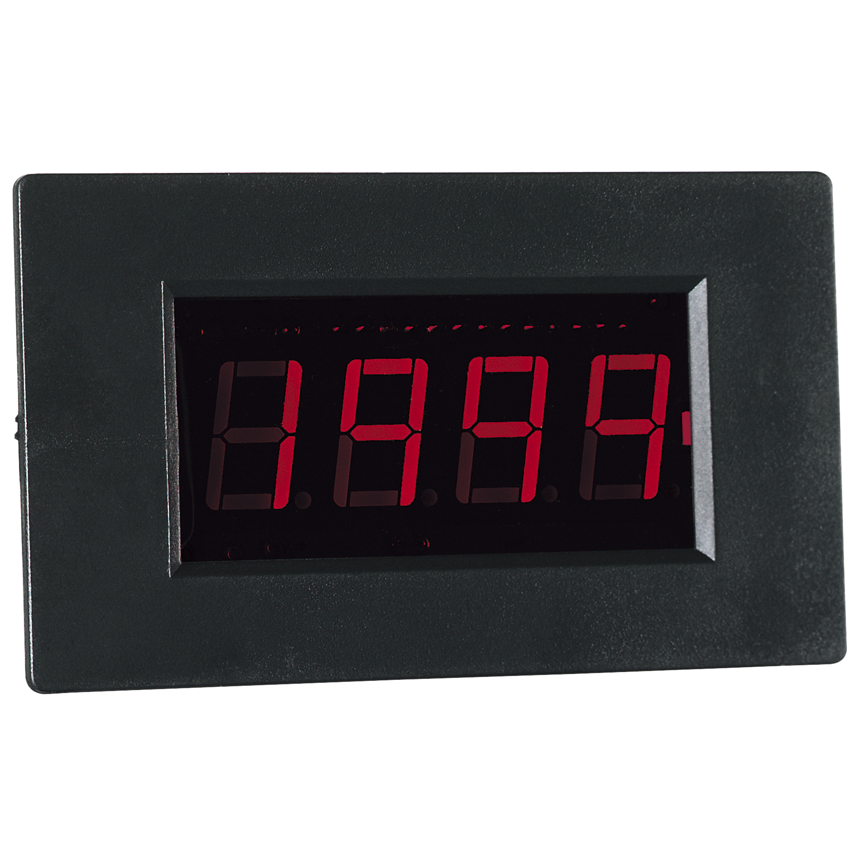 LED Voltmeter-Einbaumodul PeakTech ''LDP-235'', LCD-Anzeige, Hintergrundbeleuchtung, Rot