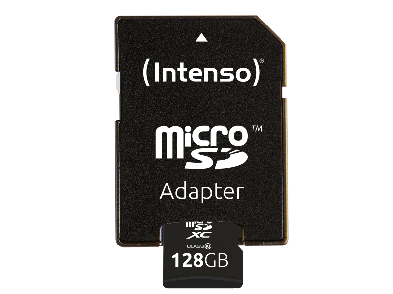 MicroSDXC 128GB Intenso +Adapter CL10 Blister