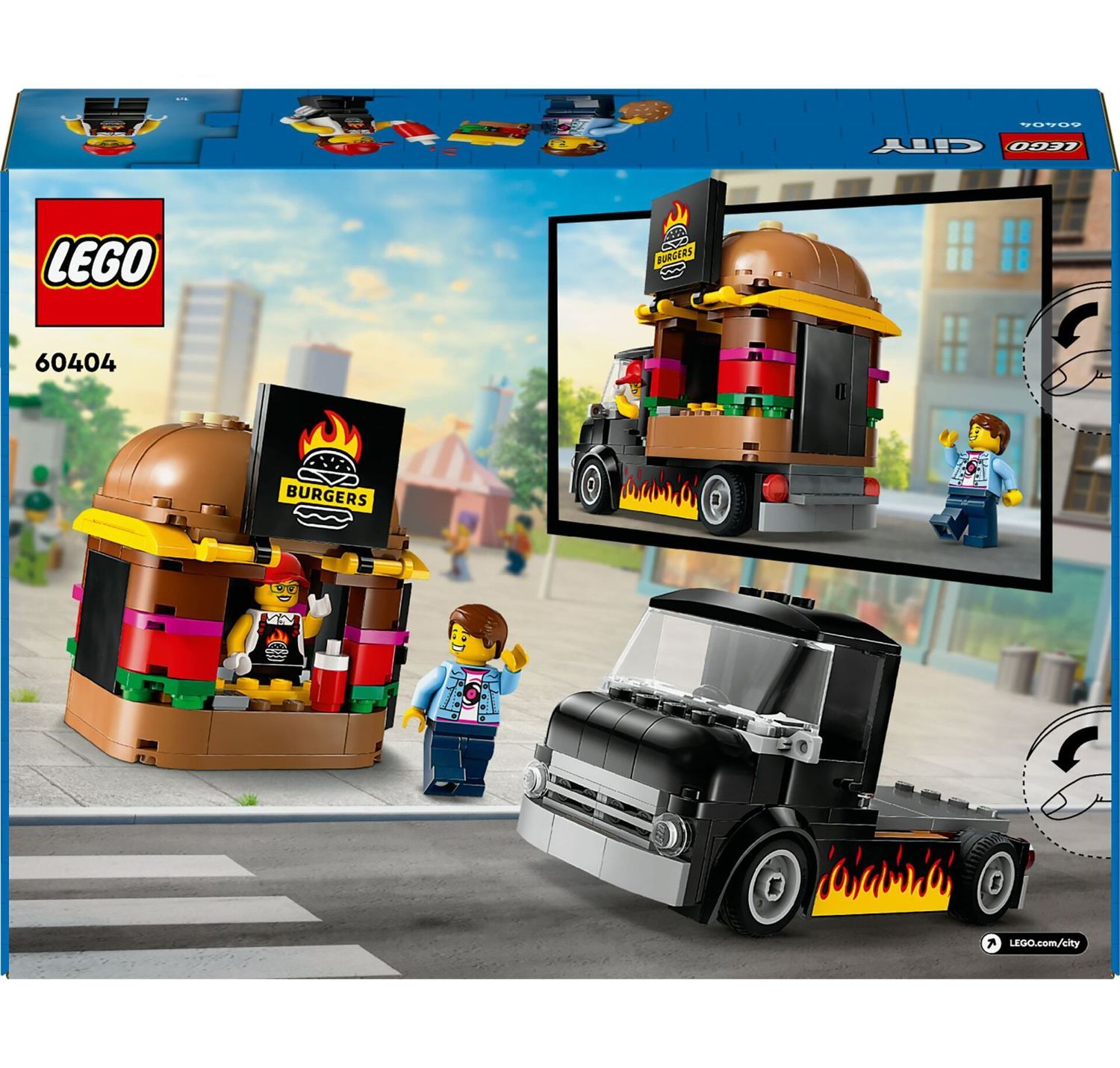 LEGO® 60404 - City Fahrzeuge - Burger-Truck (194 Teile) LEGO® 60404 - City Fahrzeuge - Burger-Truck (194 Teile)