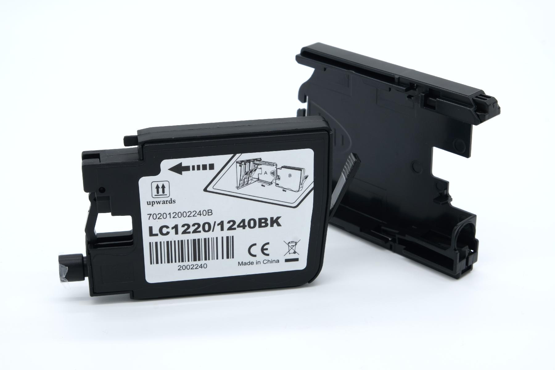 LC1220/1240/1280BK alternativ Tinte black / LC1240BK / 16,6ml