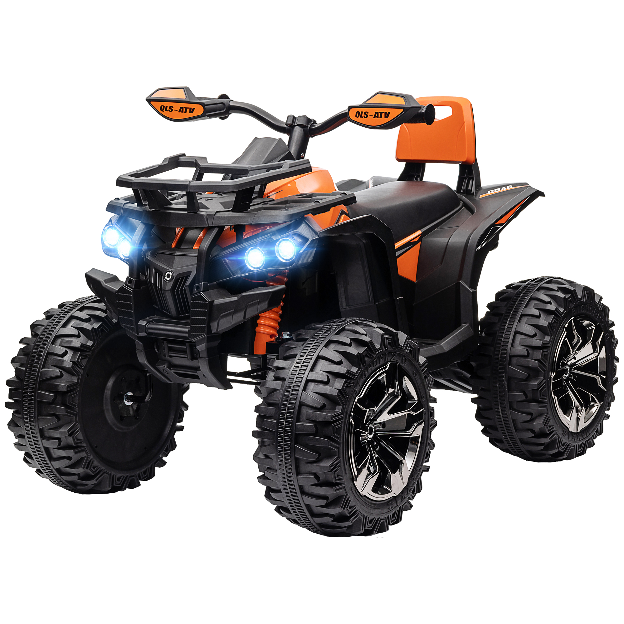 12V Kinderfahrzeug mit Vorwärts-, Rückwärtsfunktion, MP3-Musikplayer, Scheinwerfer, 3-8 km/h, 3-5 Jahre, Orange 12V Kinderfahrzeug mit Vorwärts-, Rückwärtsfunktion, MP3-Musikplayer, Scheinwerfer, 3-8 km/h, 3-5 Jahre, Orange