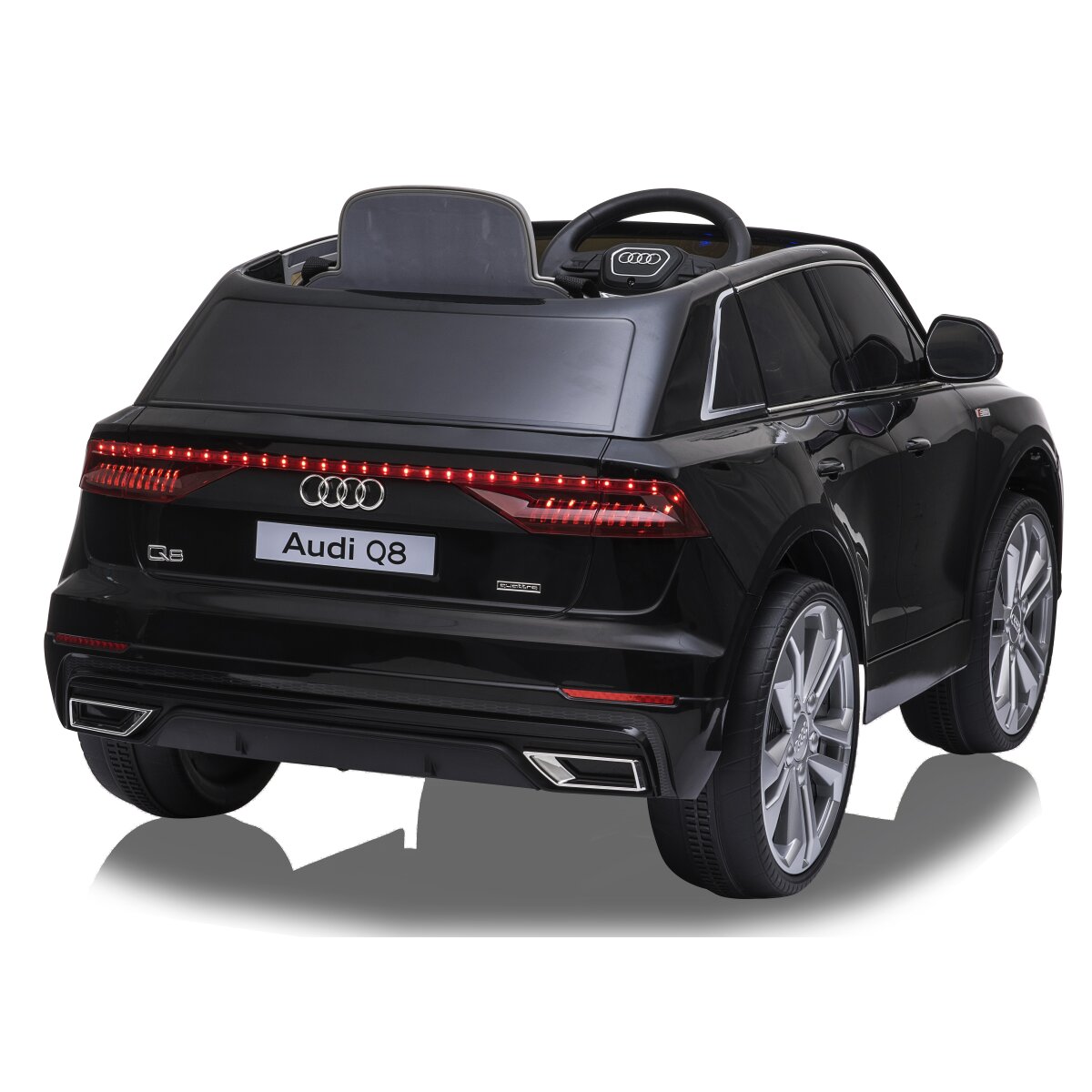 Elektro-Kinderfahrzeug Audi Q8 schwarz 12V Elektro-Kinderfahrzeug Audi Q8 schwarz 12V