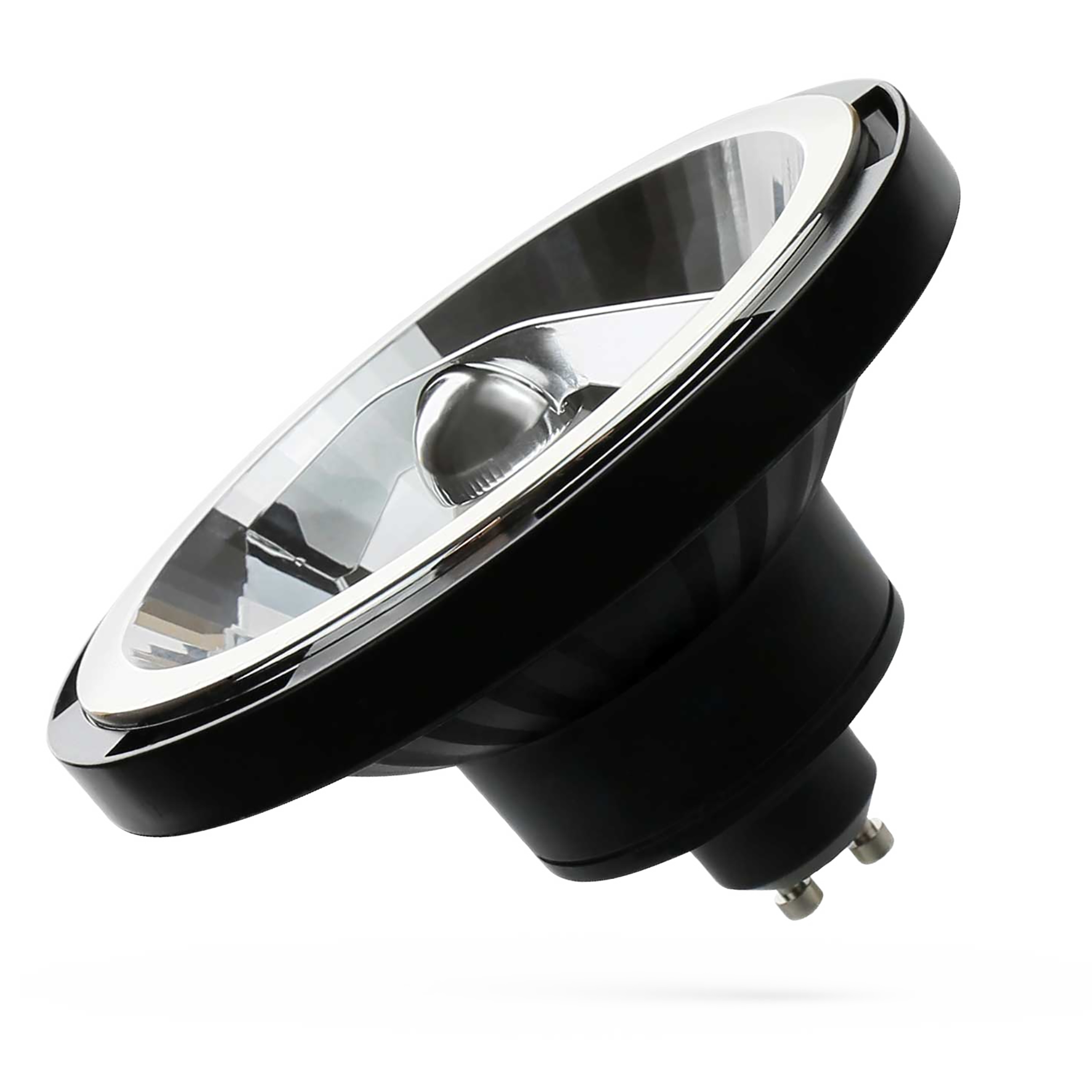 LED AR111 GU10 Strahler, 12W, 1050lm, 230V, 3000K, warmweiß, schwarz