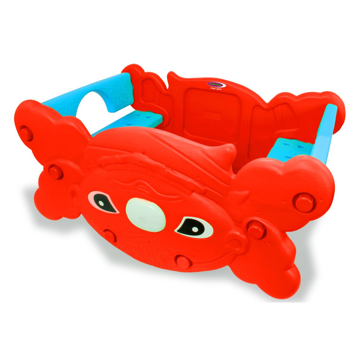 Kindersitzgruppe Sit and Swing 2in1 rot Tisch oder Wippe wendbar Indoor Outdoor