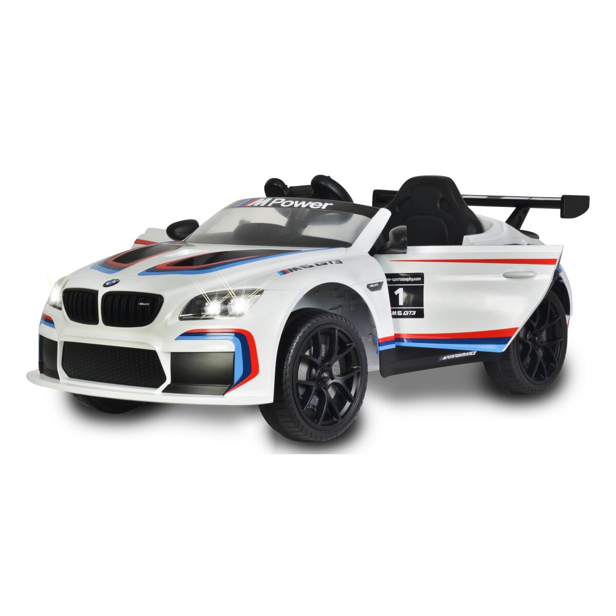 Kinderfahrzeug BMW M6 GT3 weiß