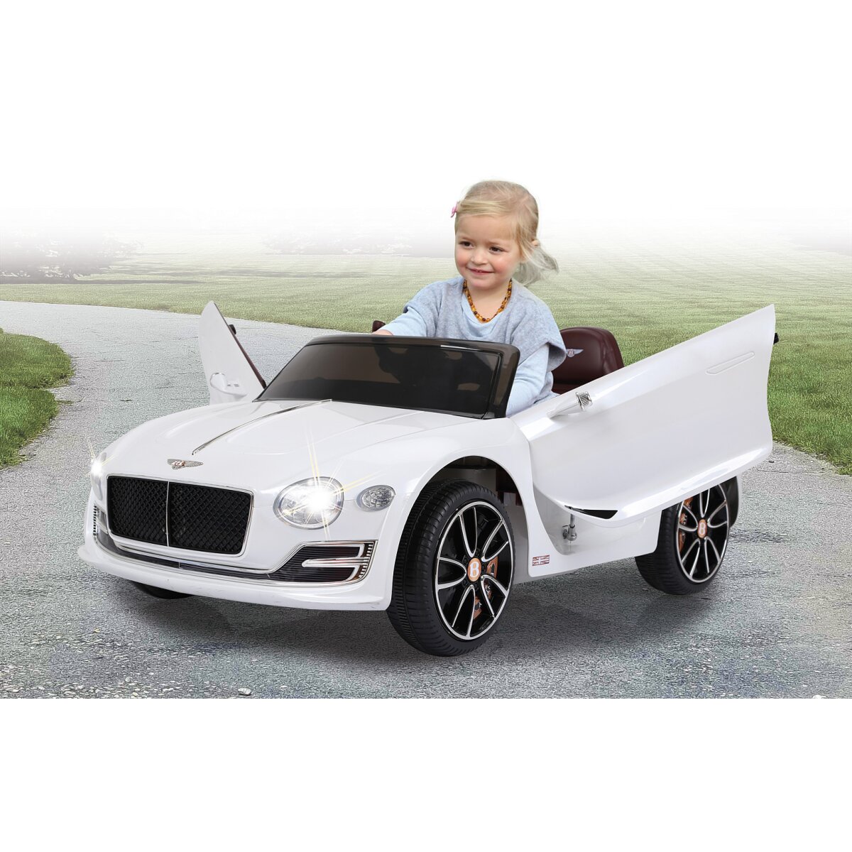 Kinderfahrzeug Bentley EXP12 weiß