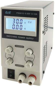 Regelbares Labornetzgerät "CTL-3010" - beleuchtete LCD Anzeige, 0-30V, 0-10A
