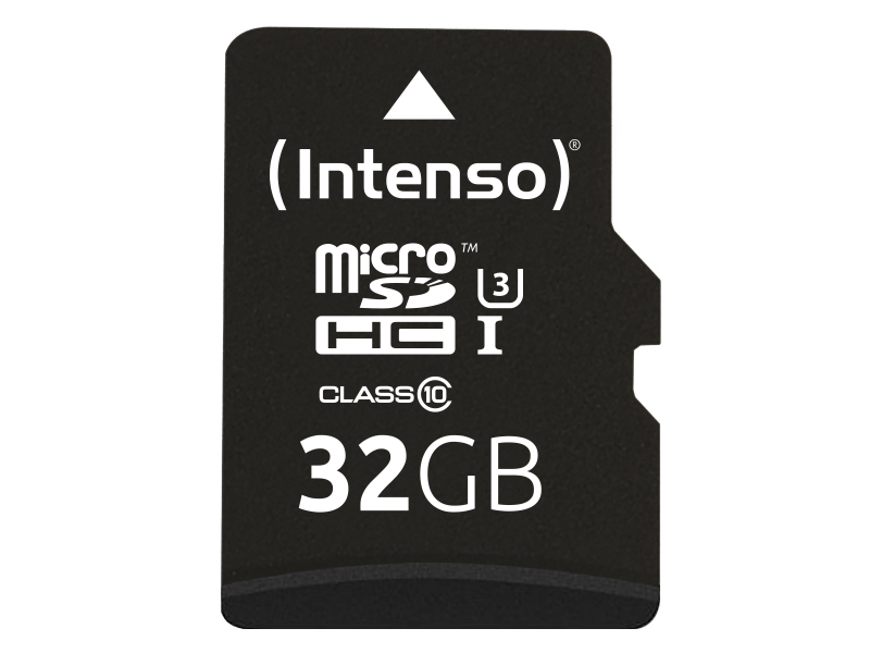 Intenso 32 GB - MicroSDHC - Klasse 10 - UHS-I - 90 MB/s - Class 3 (U3) 3433480