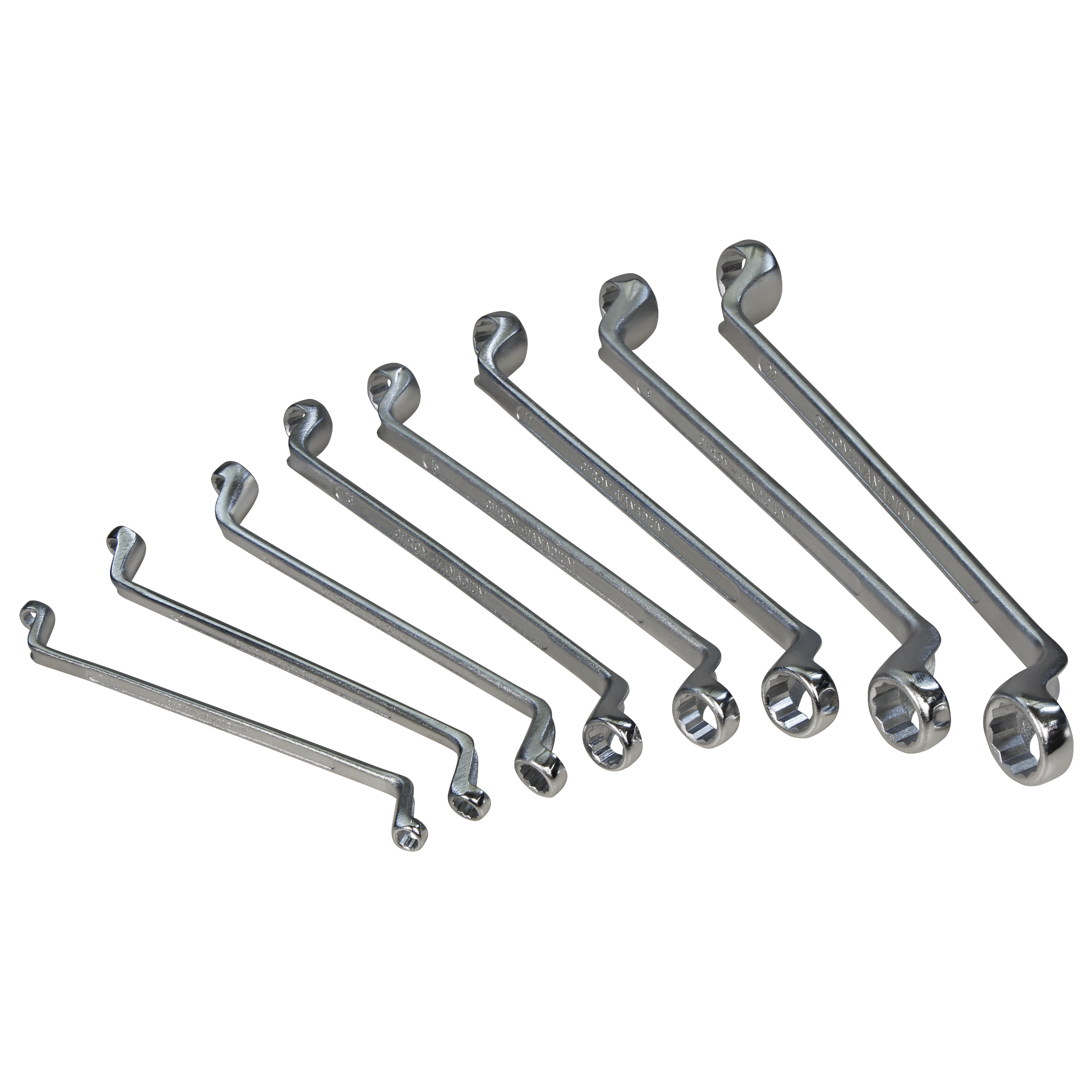 Ringschlüsselsatz, 8-tlg., Chrom-Vanadium, 6-22 mm
