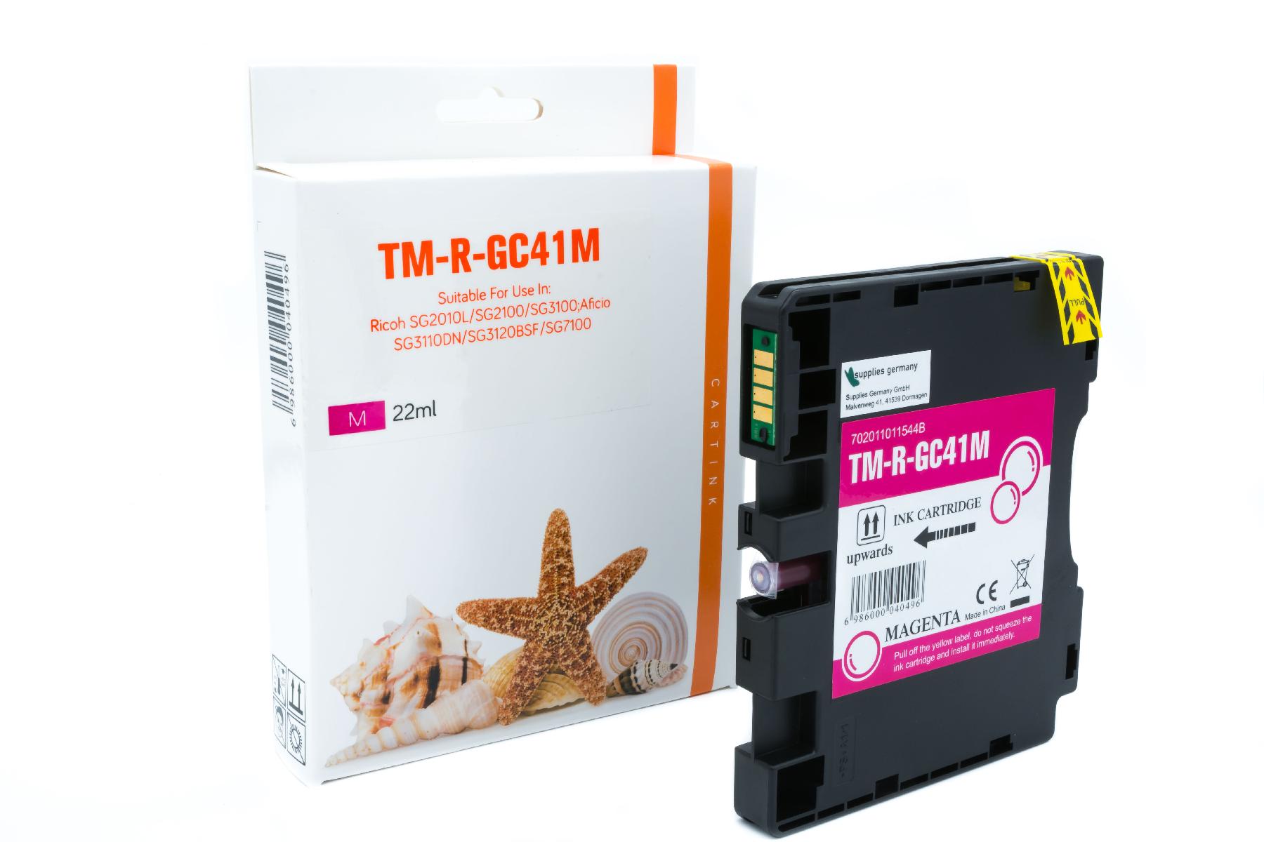 GC41M Refill Tinte magenta Ricoh / 405763 / 2.200 Seiten