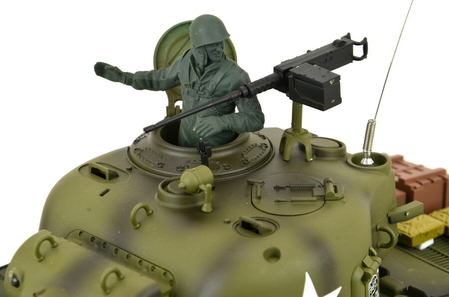 RC Panzer "M4 A3 Sherman" - Metallgetriebe & Metallketten