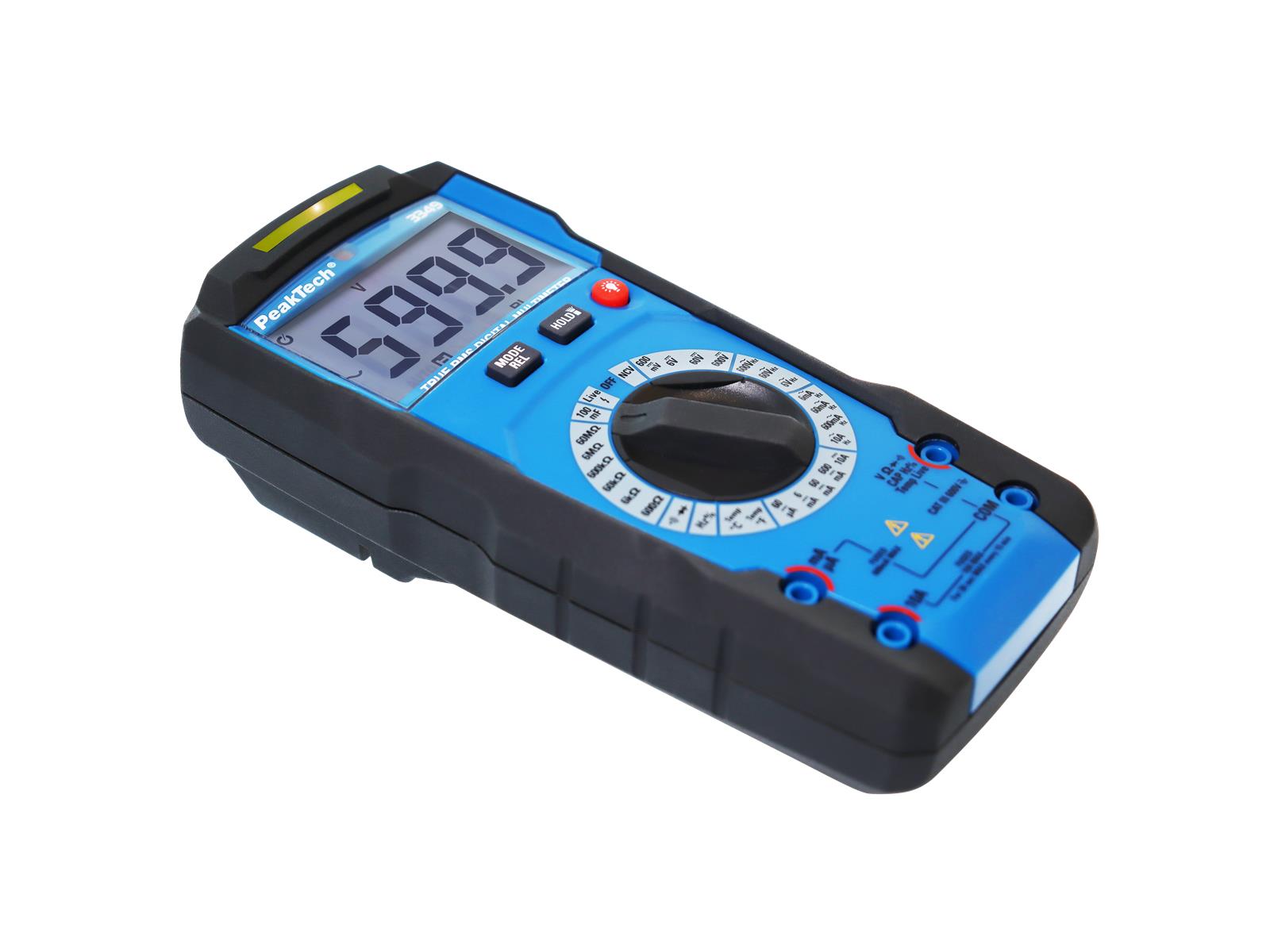 Digital Multimeter PeakTech ''P3349'', 6000 Counts, 600V, True RMS, Man. Range