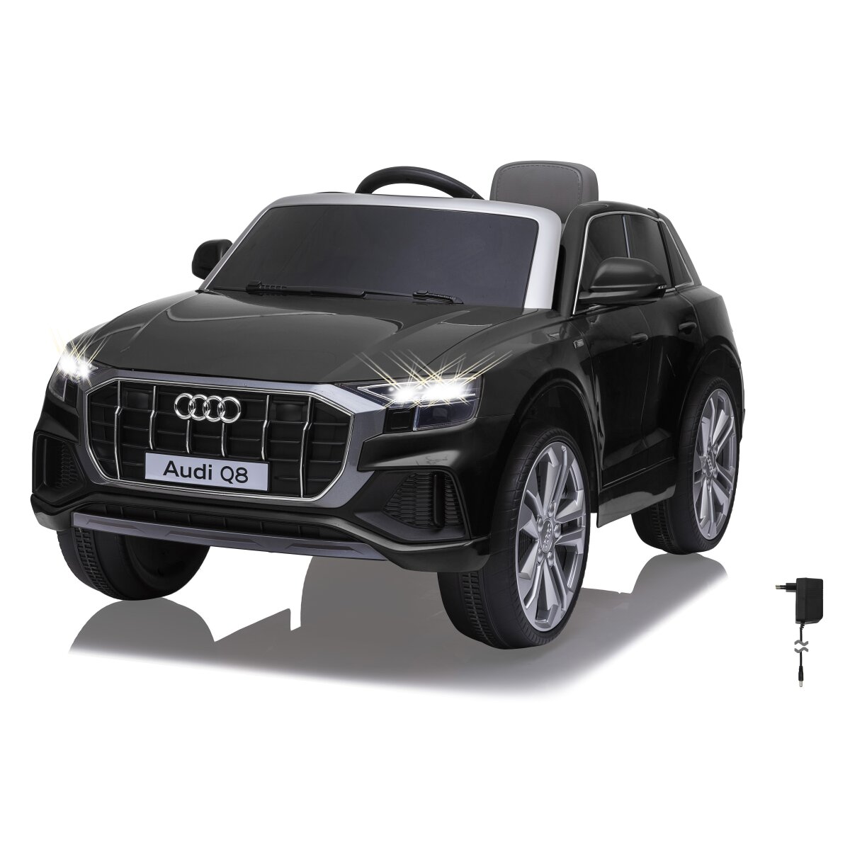 Elektro-Kinderfahrzeug Audi Q8 schwarz 12V Elektro-Kinderfahrzeug Audi Q8 schwarz 12V
