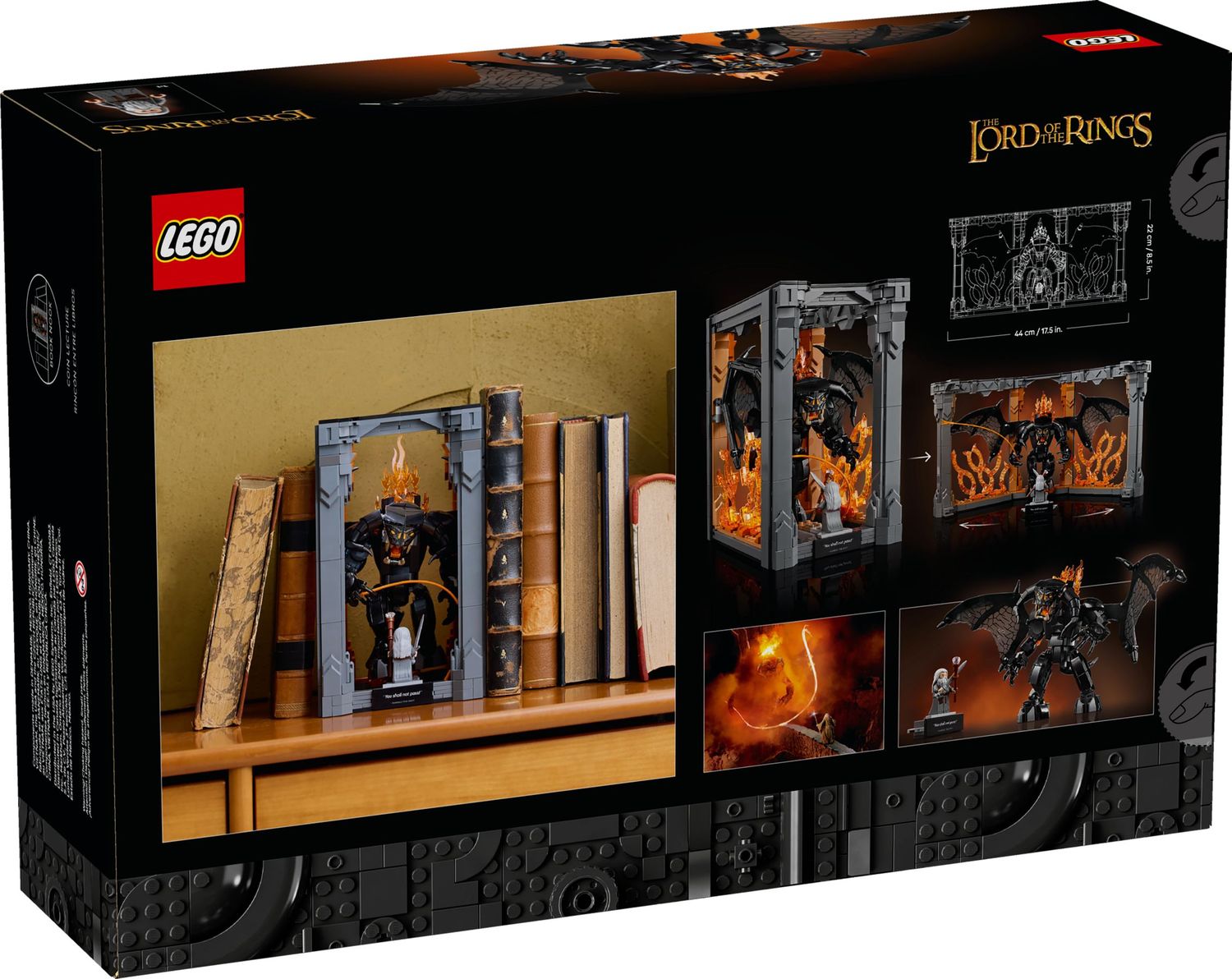 LEGO® 10367 - Icons Der Herr der Ringe: Balrog  Bücherstütze (1201 Teile) LEGO® 10367 - Icons Der Herr der Ringe: Balrog  Bücherstütze (1201 Teile)