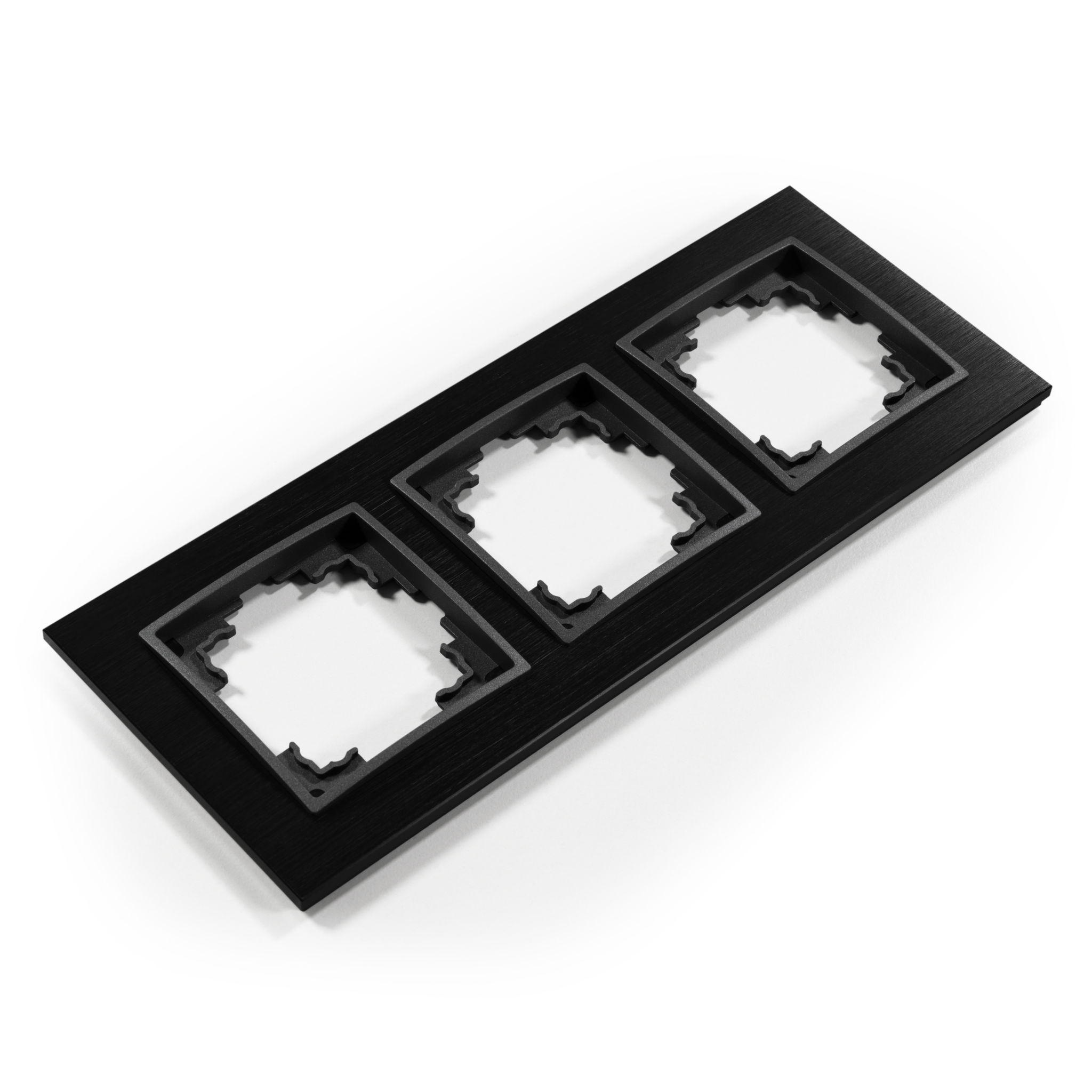 Rahmen McPower ''Flair'', 3-fach, schwarzes Aluminium