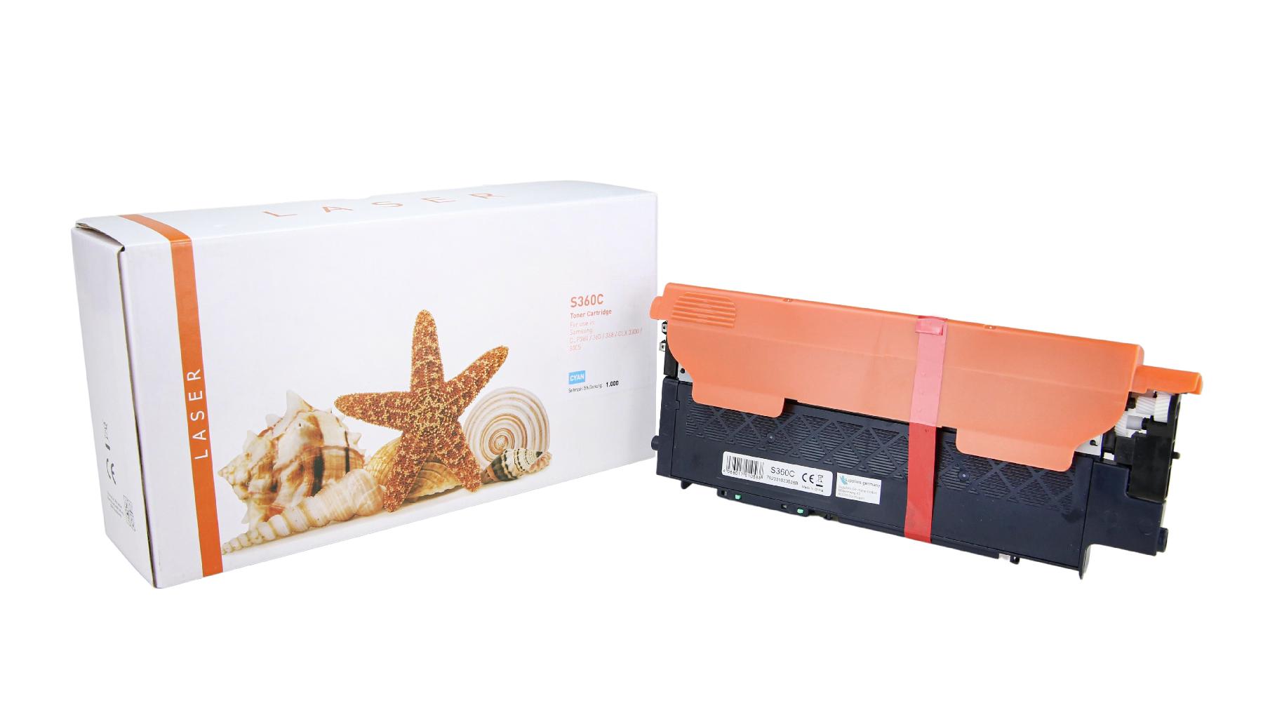 CLP360C alternativ Toner cyan Samsung  / CLTC406S/ELS / 1.000 Seiten