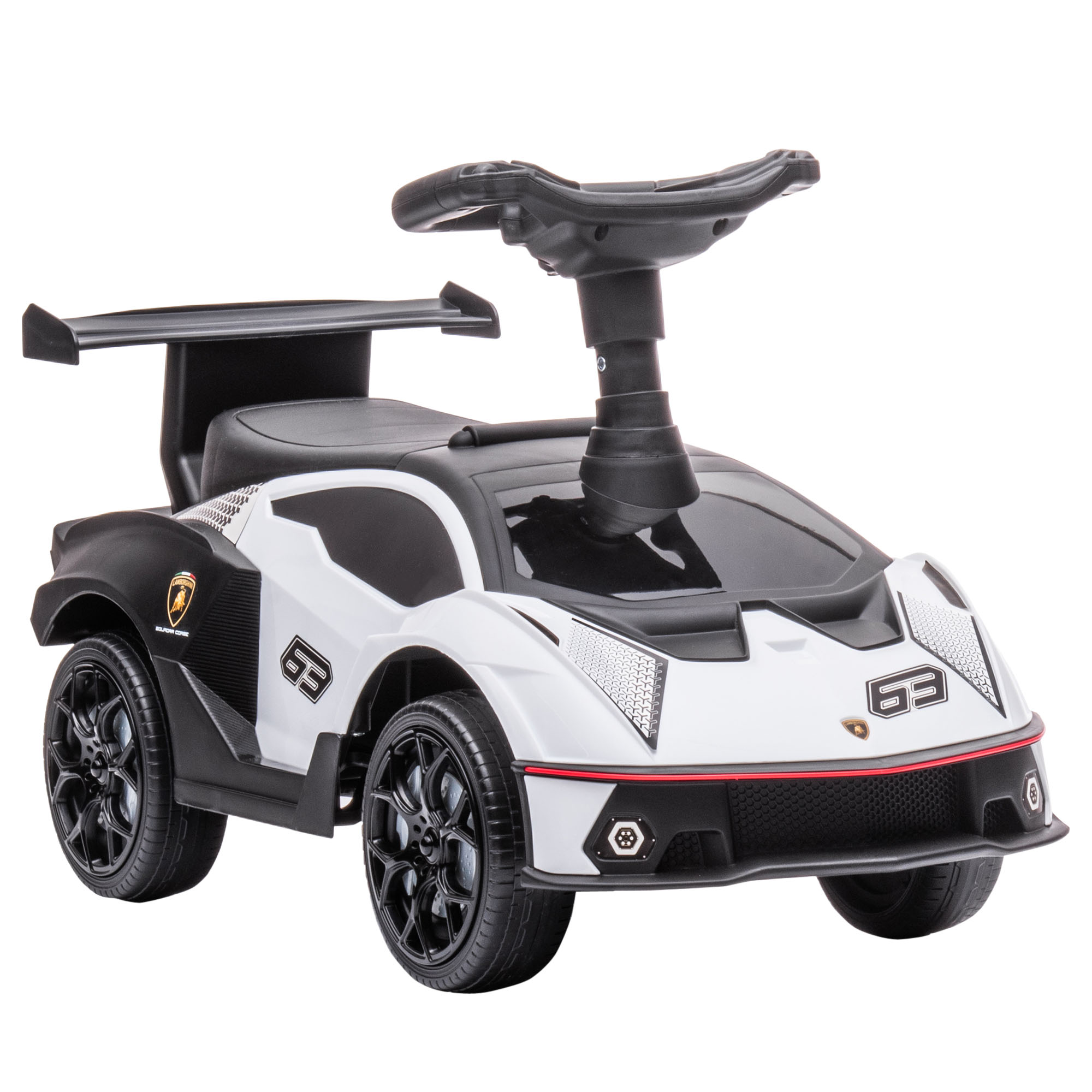 Rutscher Lamborghini-lizenziert, Rutscherauto mit Soundeffekten, Kippschutz, 67 cm x 28 x 38 cm Rutscher Lamborghini-lizenziert, Rutscherauto mit Soundeffekten, Kippschutz, 67 cm x 28 x 38 cm