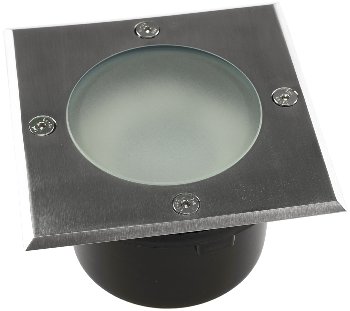 Bodenleuchte "BEL GX53 Q", 4eckig - 12x12x7cm, IP65, GX53 Fassung