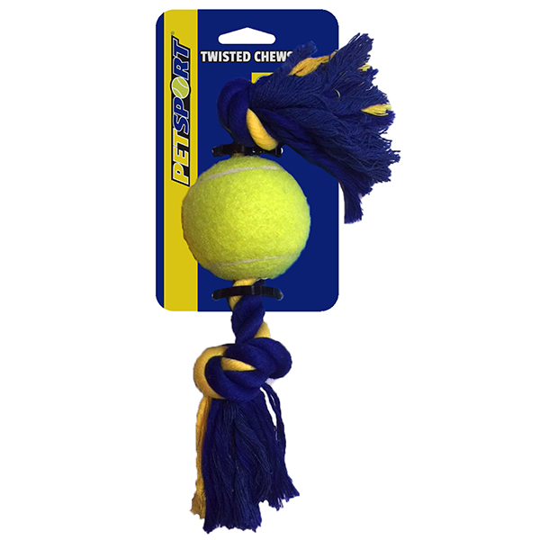 PETSPORT Medium-2-Knotenseil mit Ball PETSPORT Medium-2-Knotenseil mit Ball