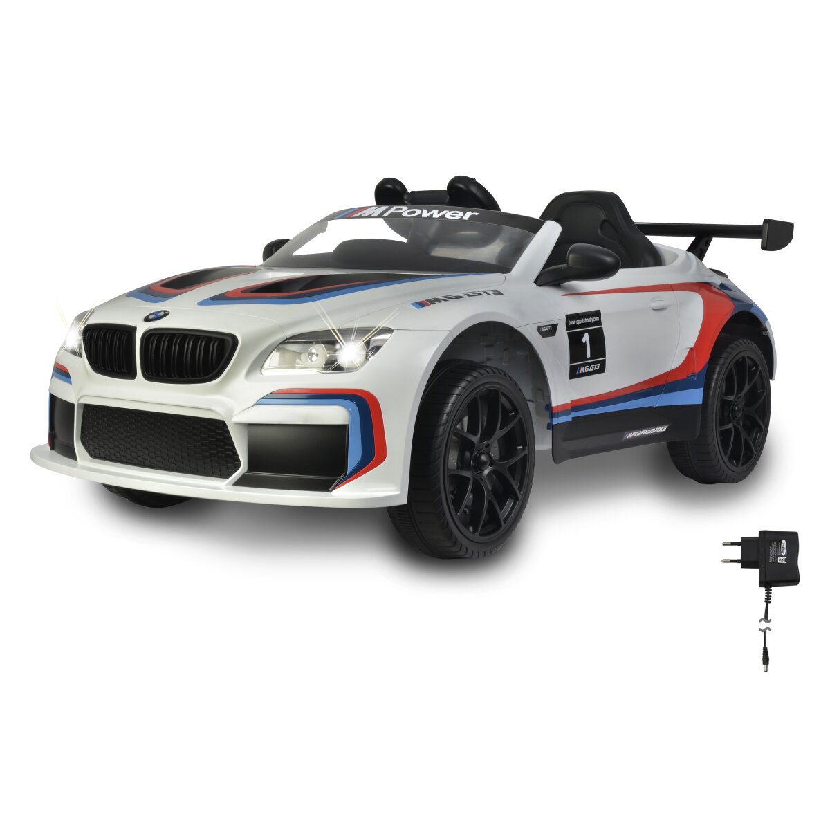 Kinderfahrzeug BMW M6 GT3 weiß