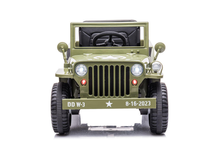 Elektro-Kinderfahrzeug Offroad militär grün