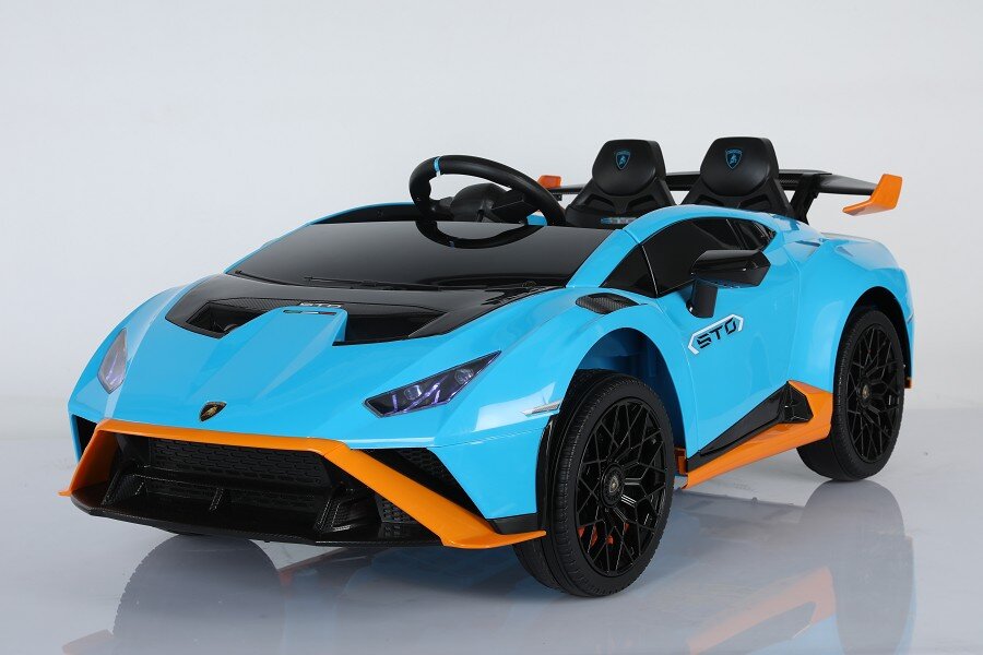 Elektro-Kinderfahrzeug Lamborghini Huracan STO - blau