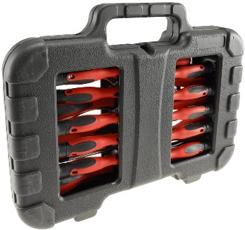 Schraubendreher Set 58-teilig mit Koffer, 18 Schraubendreher, 40 Bits