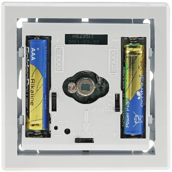 Funk-Bewegungsmelder für "Pilota Casa" - IP20, 90°/8m PIR, Aufputz 30mm flach