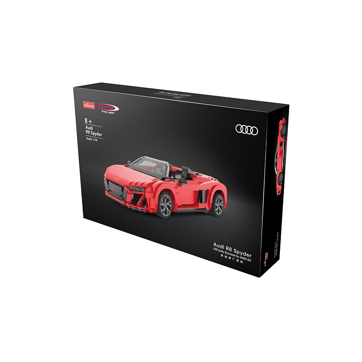 Audi R8 Spyder 1:14 rot Bricks