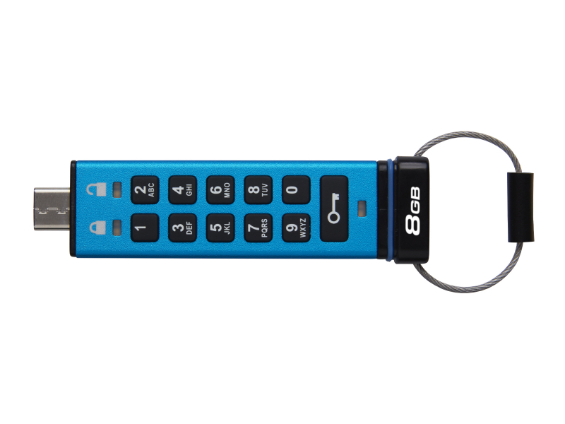 Kingston 8GB USB-C IronKey Keypad 200C IKKP200C/8GB