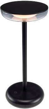 LED Akku-Tischleuchte "Foco Luz", 2900K, IP44, dimmbar, 26cm, matt schwarz LED Akku-Tischleuchte "Foco Luz", 2900K, IP44, dimmbar, 26cm, matt schwarz