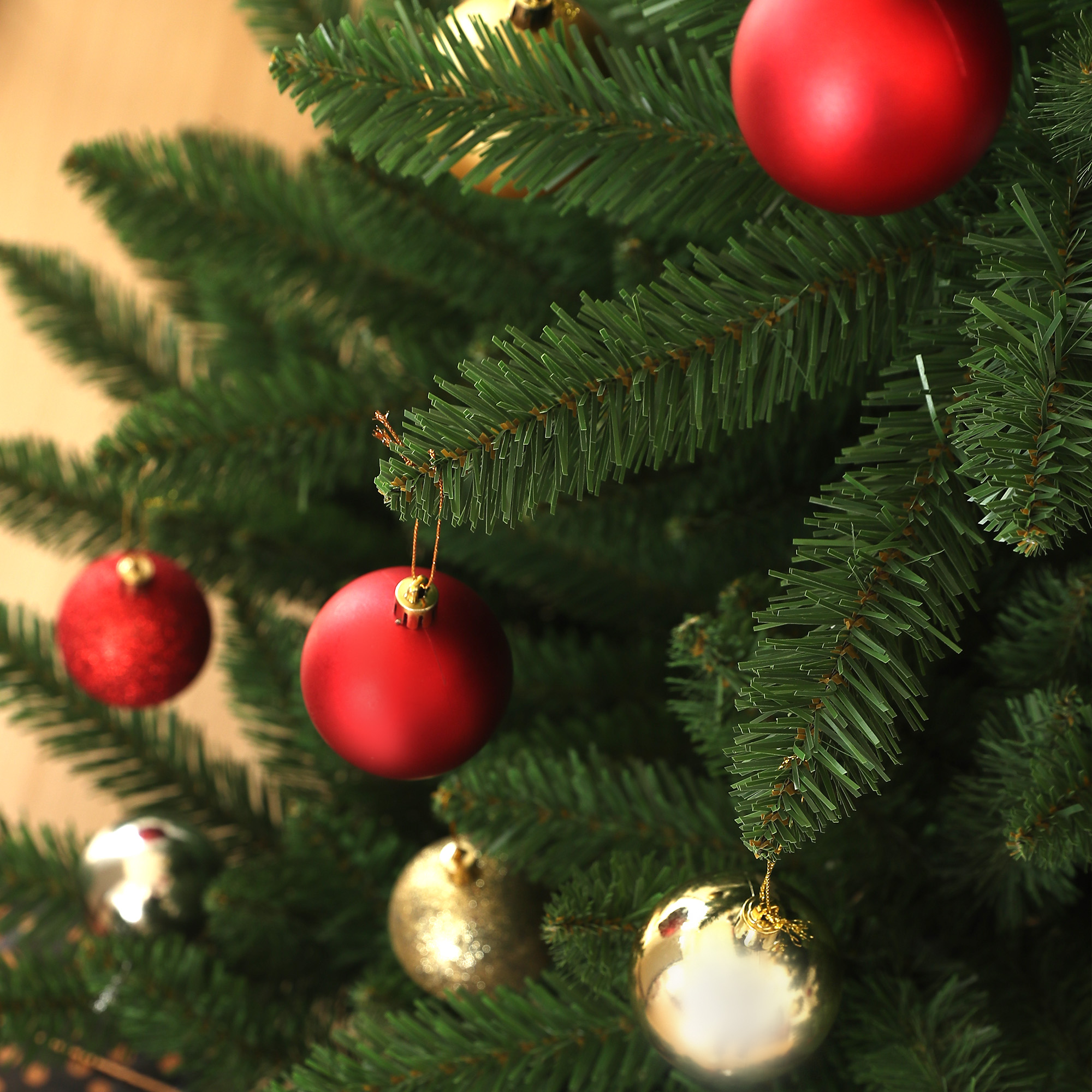 Weihnachtsbaum, Nordmanntanne, naturgetreu, breit & üppig, 180 x ?120 cm, Grün