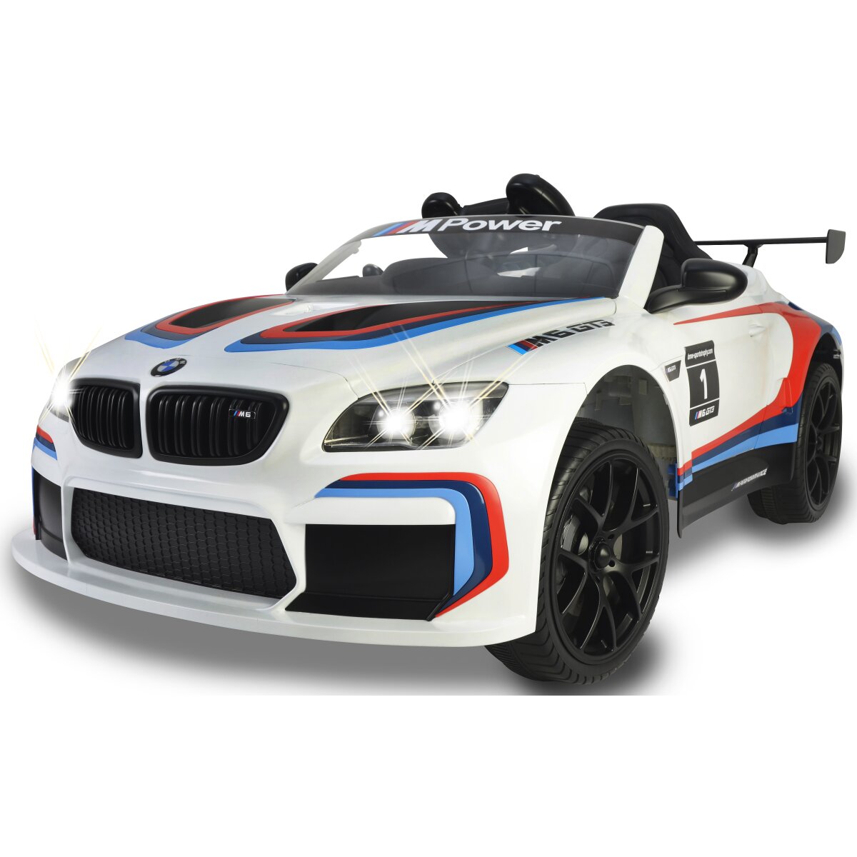 Kinderfahrzeug BMW M6 GT3 weiß