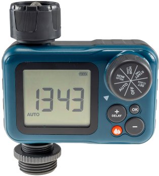 Digitaler Bewässerungscomputer "CT-WB7" - mit Adapter 1" & 3/4", IP54