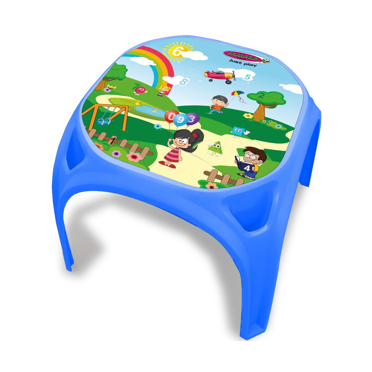 Kindertisch Zahlenspaß XL blau