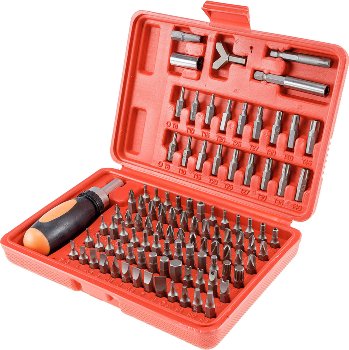 Bitsatz "Multi Box 101", 100 Bits und Ratschen-Schraubendreher