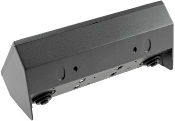 3-fach Steckdosenblock, anthrazit - 250V~/ 16A, Aufbaumontage