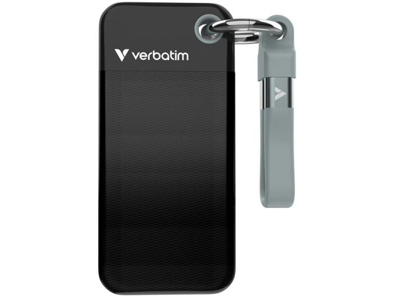 Verbatim Pocket SSD USB 3.2 1TB Schwarz/Grau - 32190